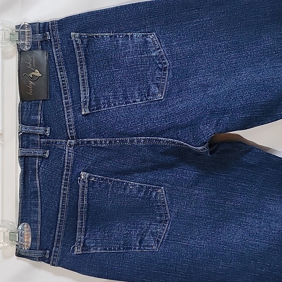EUC Baby Phat Boot Cut Blue Jeans Size 5 - Picture 7 of 9